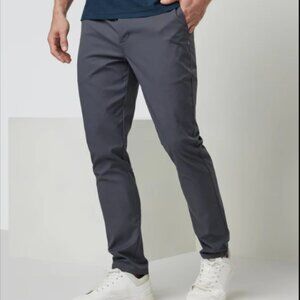 NWT Vuori Men's Cascade Tech Chino Pants Charcoal Gray Color Size: 30 x 31